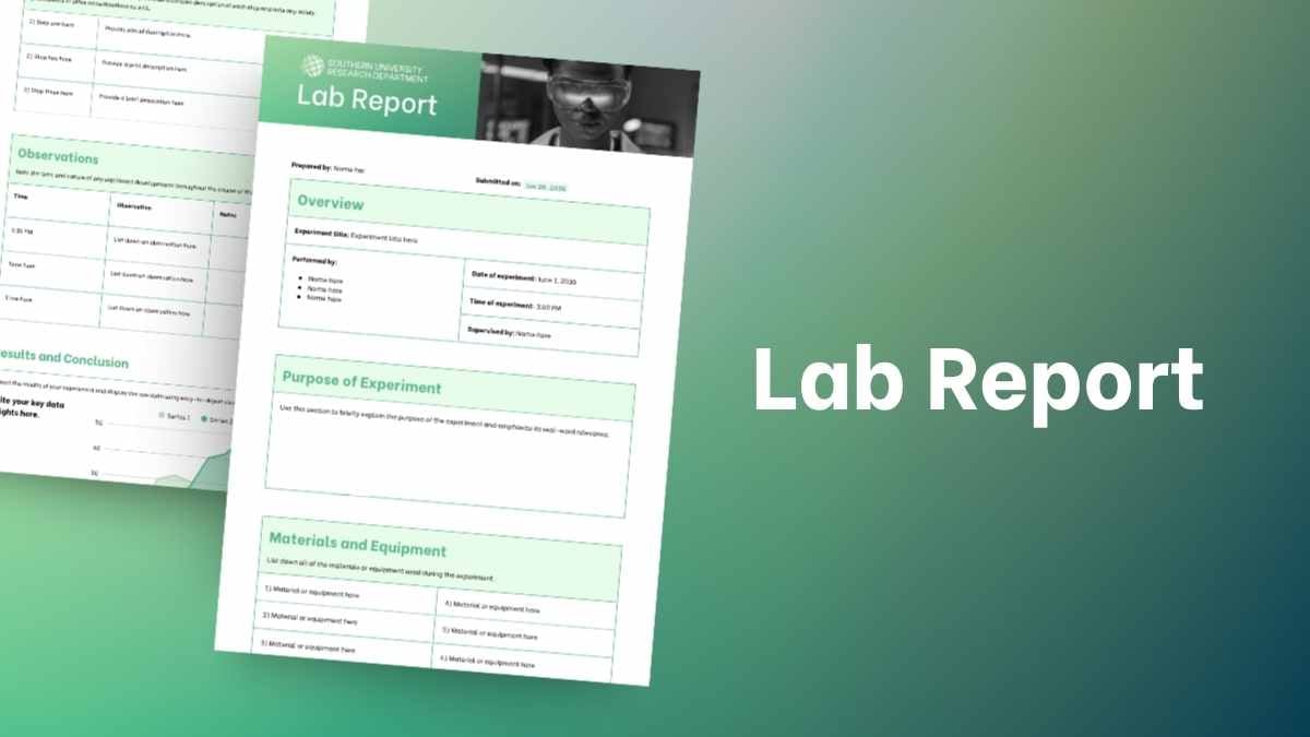 Template Laporan Lab Gratis untuk Google Docs & Word