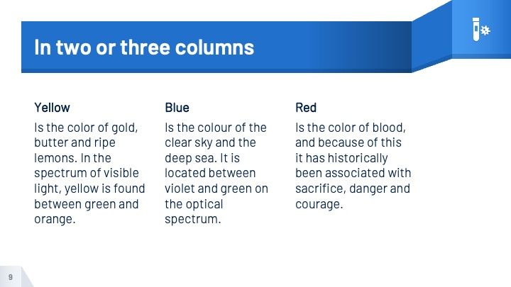 Plantilla para presentación azul médica - diapositiva 8