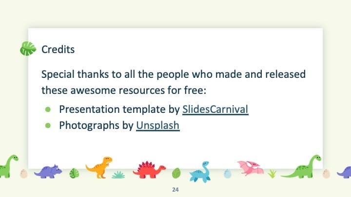 Slide Dinosaurus Lucu - slide 24