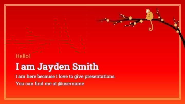 Chinese New Year 2016 (The Monkey) Slides - slide 3