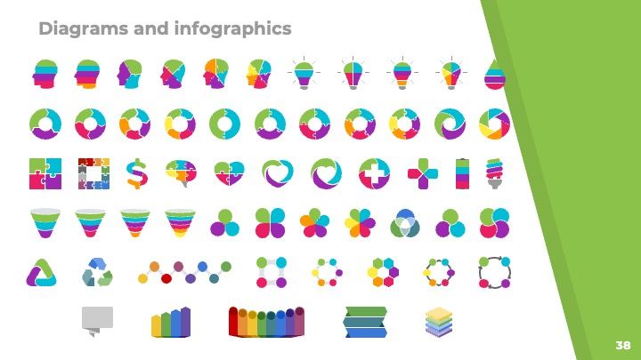 Plantilla para presentación moderna multicolor - diapositiva 37