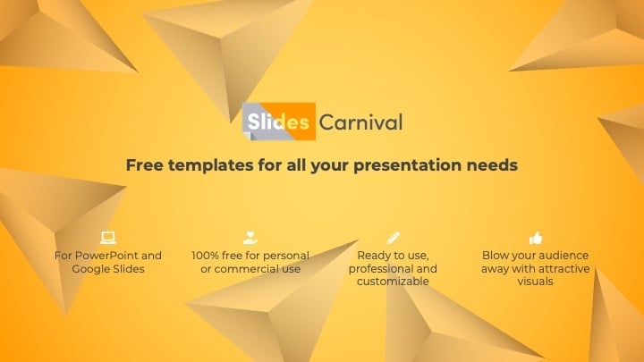 Dark 3D Shapes Slides - slide 39
