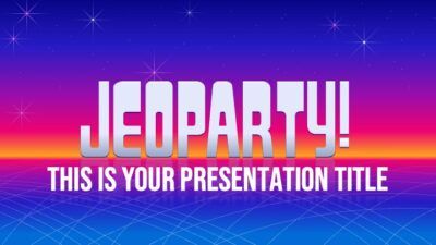 Plantilla para presentación del concurso Jeopardy