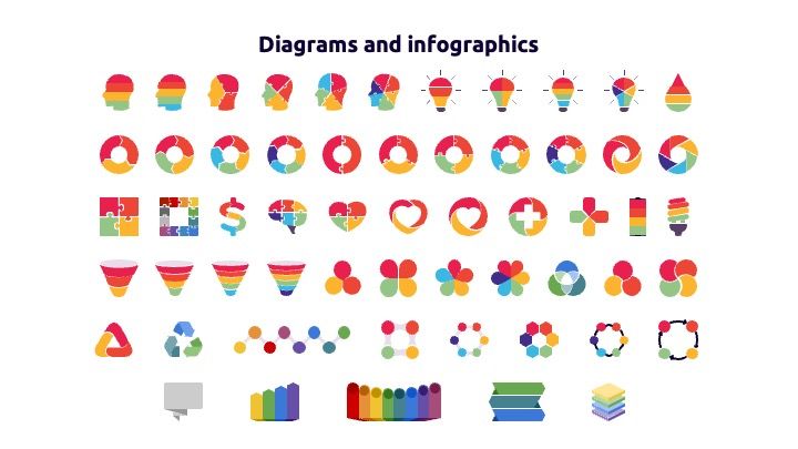 Plantilla para presentación con gradientes arcoiris - diapositiva 36