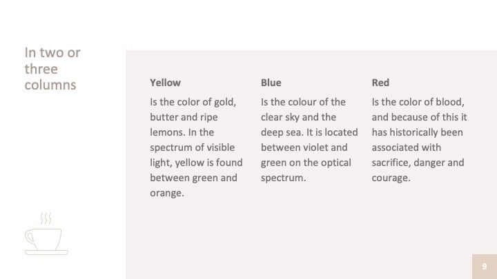Neutral Colors Slides - slide 9