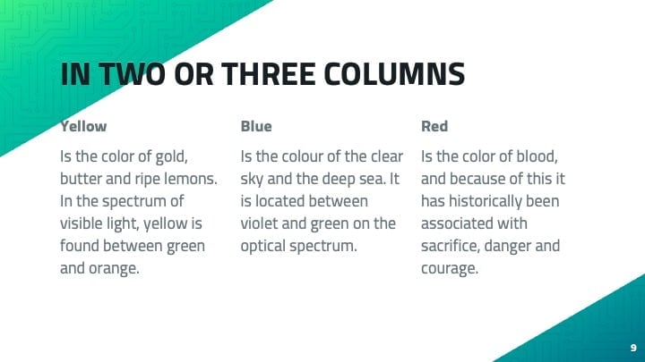 Green Circuit Slides - slide 9