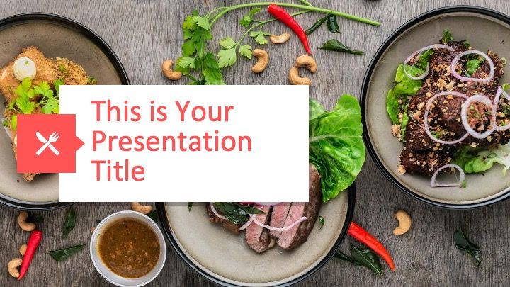 Plantilla para presentación moderna de cocina - diapositiva 0
