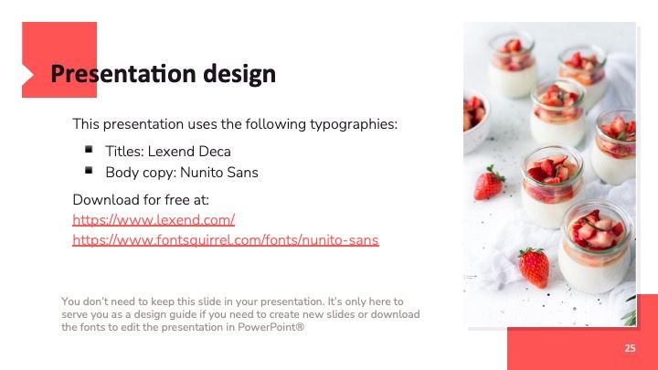Plantilla para presentación moderna de cocina - diapositiva 24