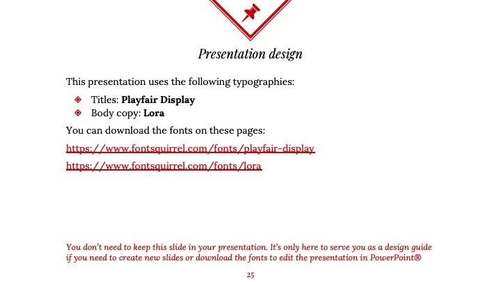 Plantilla para presentación elegante con triángulos - diapositiva 24