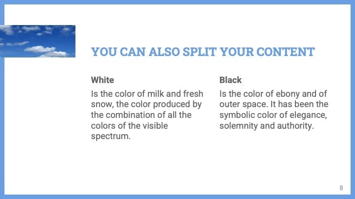 Minimal Nature Slides - slide 8