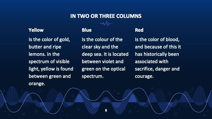 Colorful Soundwaves - slide 8