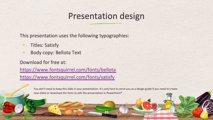 Plantilla para presentación de comida sana - diapositiva 24