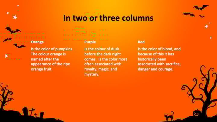 Simple Halloween Slides - slide 9