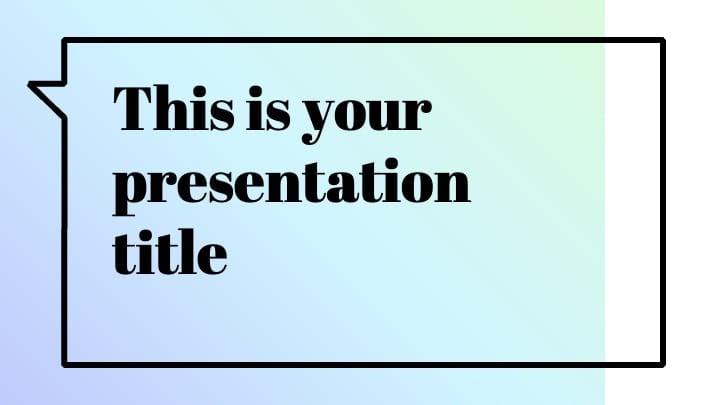 Modern Feminine Slides - slide 1