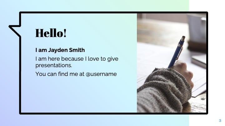 Modern Feminine Slides - slide 3