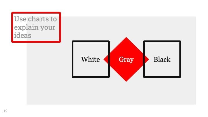 Plantilla para presentación simple con marco rojo - diapositiva 11