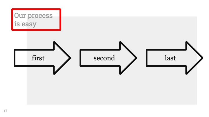 Plantilla para presentación simple con marco rojo - diapositiva 16