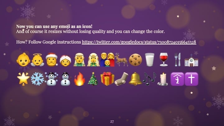 Starry Christmas Slides - slide 27