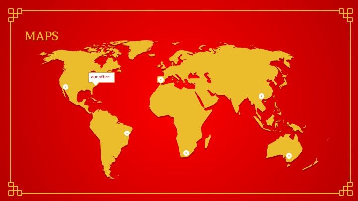 중국에서 빨간색은 행운을 상징하며 전통적으로 행복의 상징적인 색상입니다. 금은 부와 번영과 관련이 있습니다. - slide 13