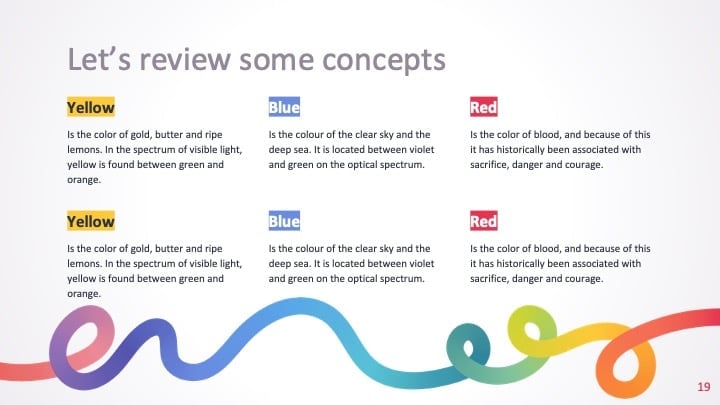 Rainbow Line Slides - slide 19