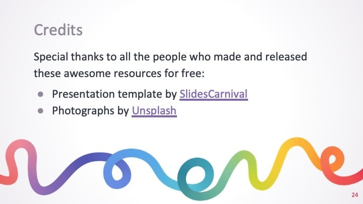 Rainbow Line Slides - slide 24