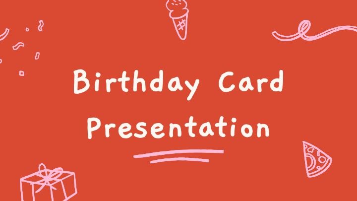 Birthday Card Template - slide 0