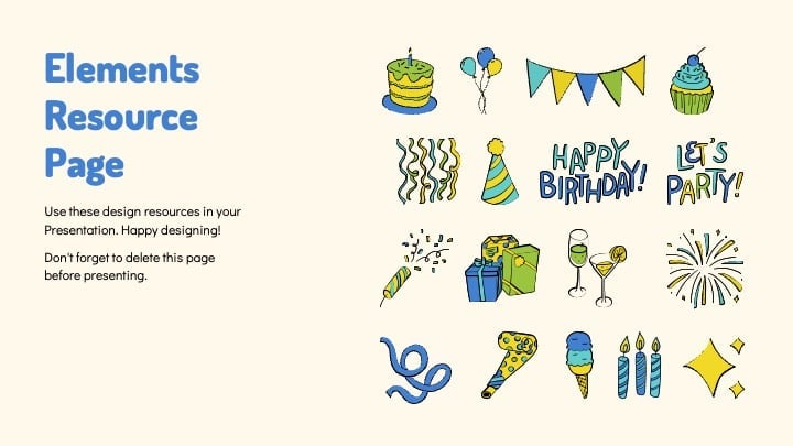 Happy 1st Birthday Slides - slide 23