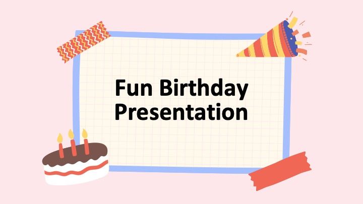 Fun Birthday Template - slide 0