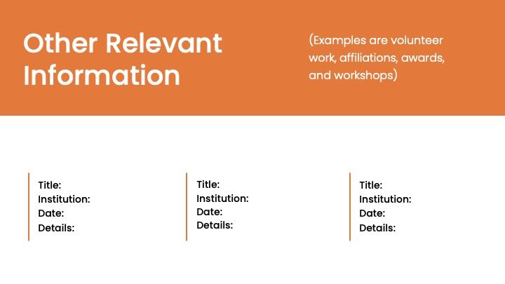 Modern resume - slide 8