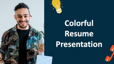 Colorful resume