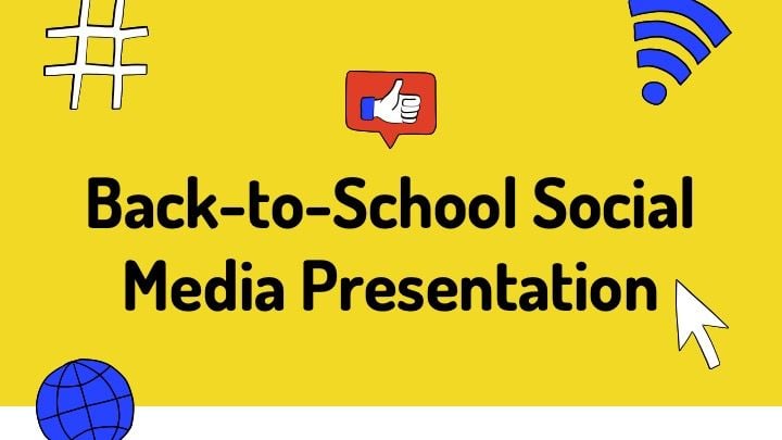 Mídia social de volta às aulas - slide 0