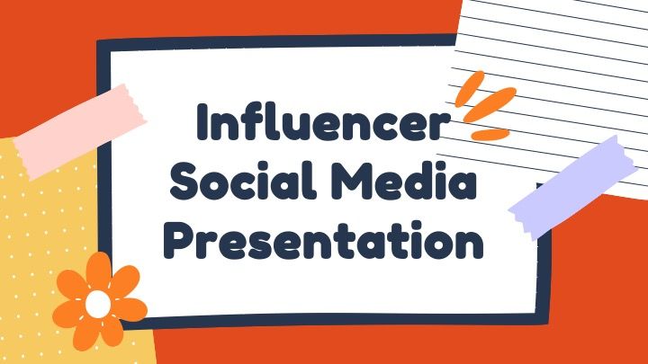 Plantilla para redes sociales de Influencers - diapositiva 0