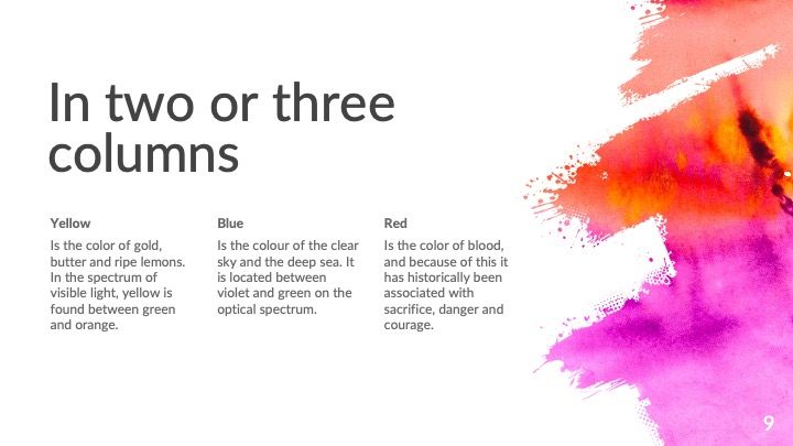 Colorful Brushes - slide 8