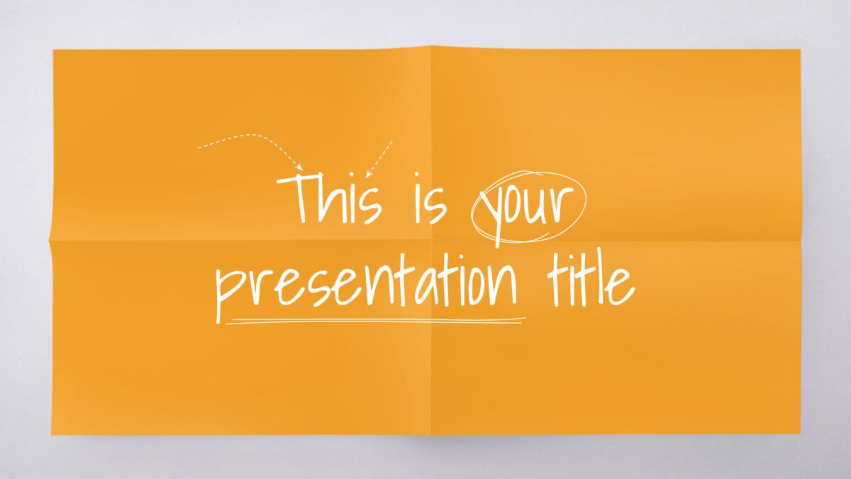 Slides Carnival Google Slides and PowerPoint Template free playful powerpoint template or google slides theme for education with folded paper