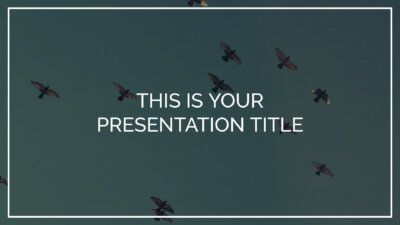 Free inspiring Powerpoint template or Google Slides theme with photo background