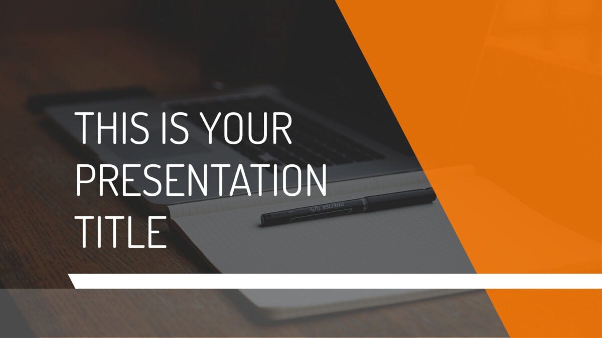 Free modern and simple presentation - Powerpoint template or Google Slides theme