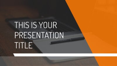 Free modern and simple presentation - Powerpoint template or Google Slides theme