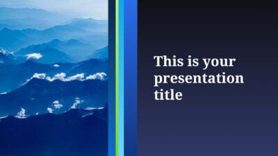 Free professional corporate Powerpoint template or Google Slides theme