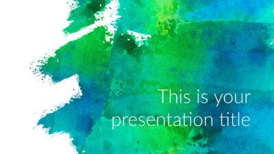 Slides Carnival Google Slides and PowerPoint Template free art powerpoint template or google slides theme with watercolors