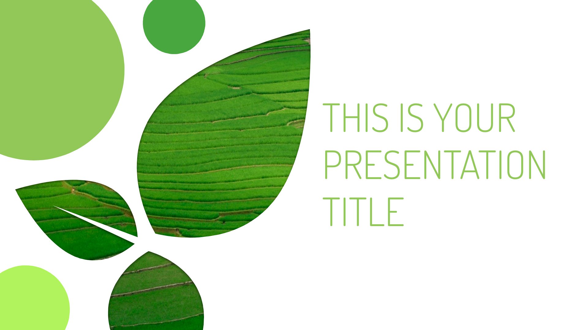 Environment Leaves. Free PowerPoint Template & Google Slides Theme