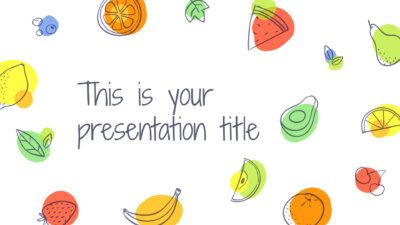Slides Carnival Google Slides and PowerPoint Template free powerpoint template or google slides theme with fruits illustrations 2