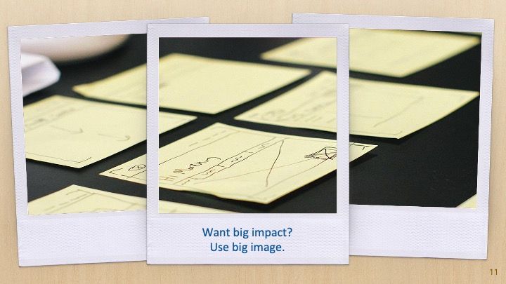 Plantilla para presentación con polaroids y cuadernos - diapositiva 10