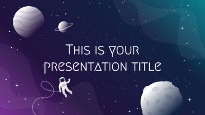 Slides Carnival Google Slides and PowerPoint Template free powerpoint template or google slides theme with galaxy and space illustrations