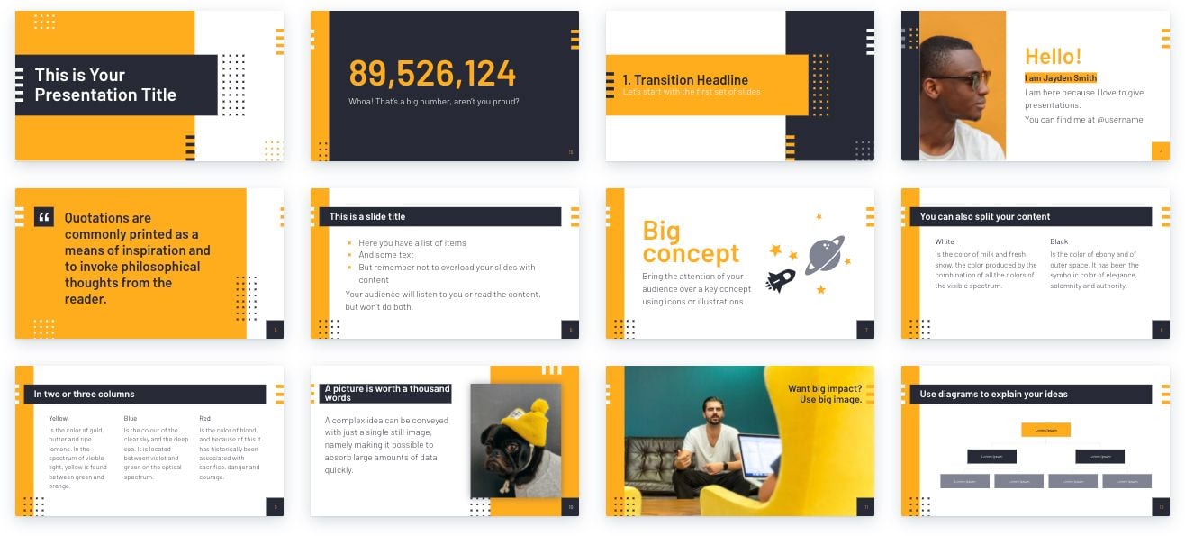 Design Tips for Non-Designers To Use In Your Next Presentation - Use repetition for consistency