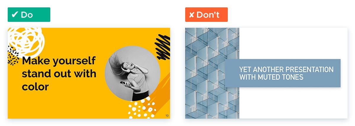 Design Tips for Non-Designers To Use In Your Next Presentation - Go bright