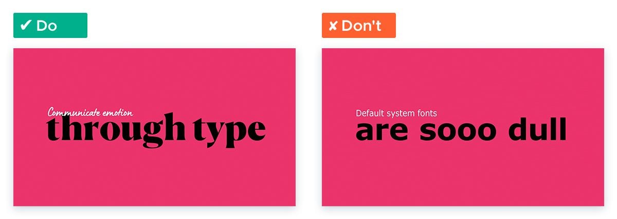 Design Tips for Non-Designers To Use In Your Next Presentation - Mood with type