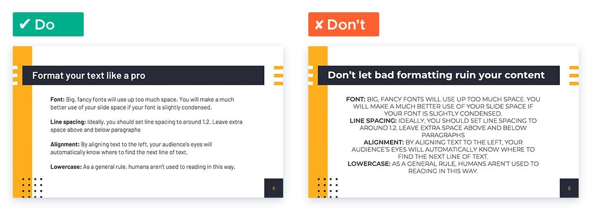 Easy Tricks for Designing a Text-heavy Presentation: Format Text like a Pro