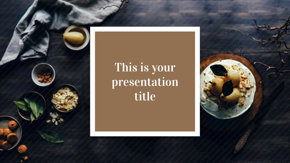 Slides Carnival Google Slides and PowerPoint Template Free stylish powerpoint template google slides theme food brown
