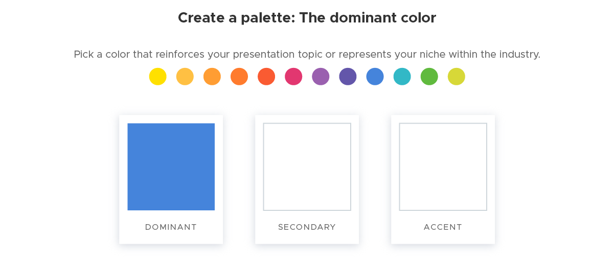 Create a palette - 1 The dominant color