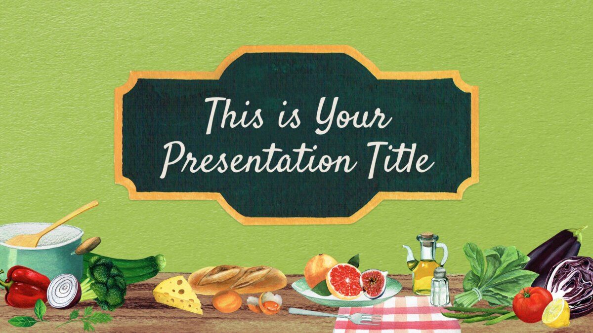 Slides Carnival Google Slides and PowerPoint Template Free food Powerpoint template Google Slides theme healthy ingredients
